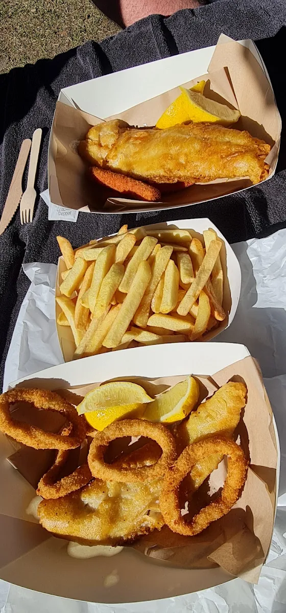 Battered Fish Crumbed Calamari Chips