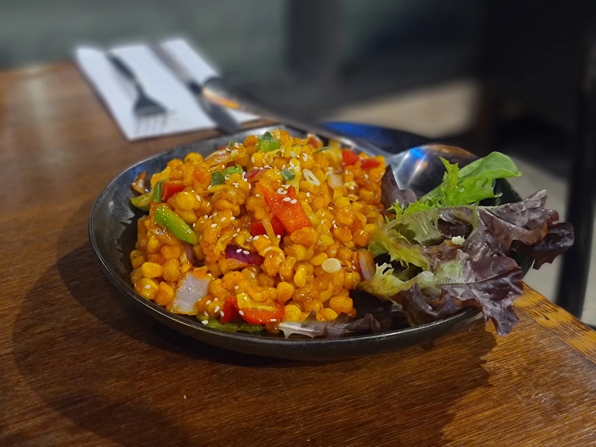 Crispy Chilli Corn, Pint Size Indian