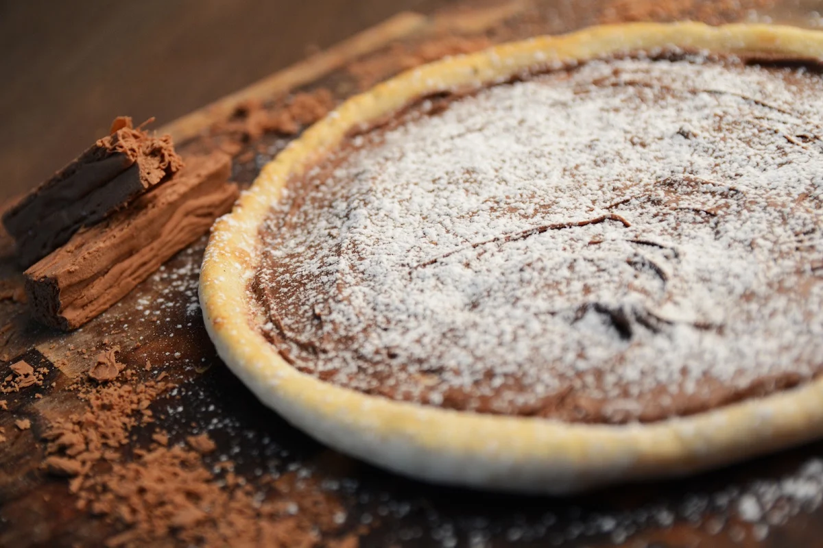 Hazelnut Chocolate Pizza Bread, Maries Pizza Southport