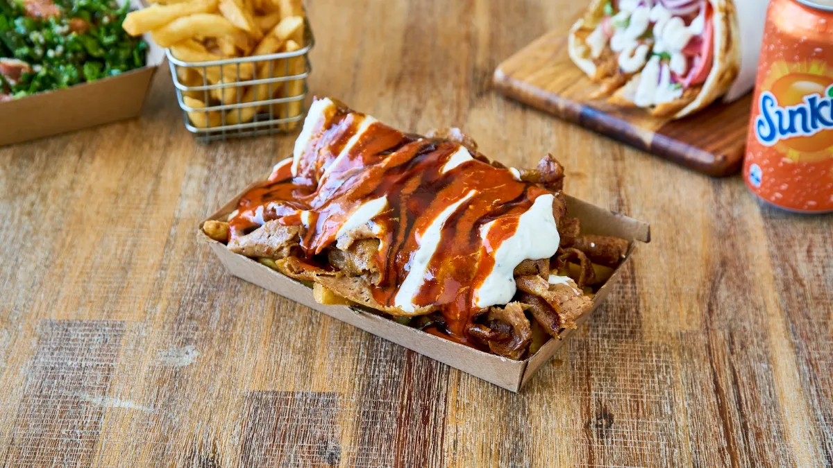 Halal Snack Pack, Angie's Kebabs & Burgers ( Ascot vale , Halal )
