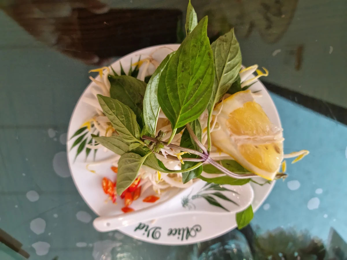 Accompanies Pho Beef, Alice Viet Restaurant