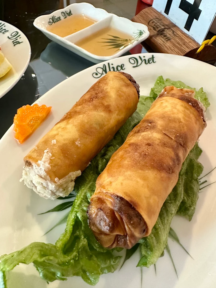 Spring Rolls Prawn, Alice Viet Restaurant