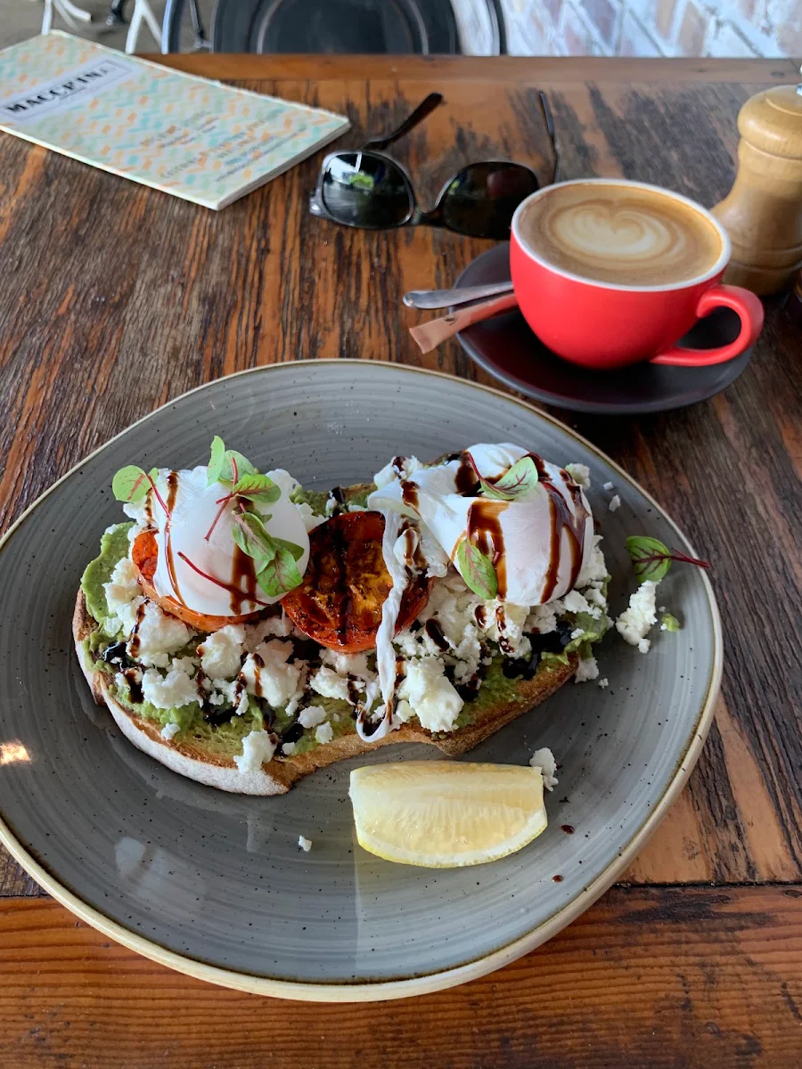 Smashed Avocado, St Paul and Co