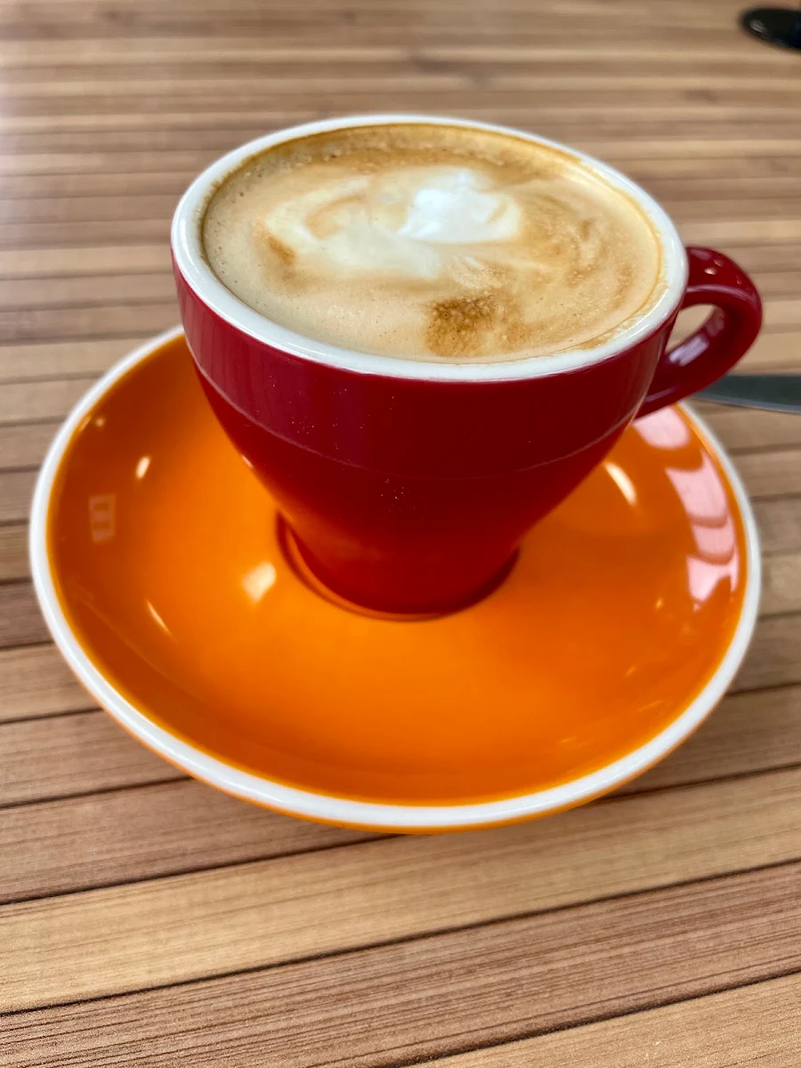 Small Flat White, K by the Sea