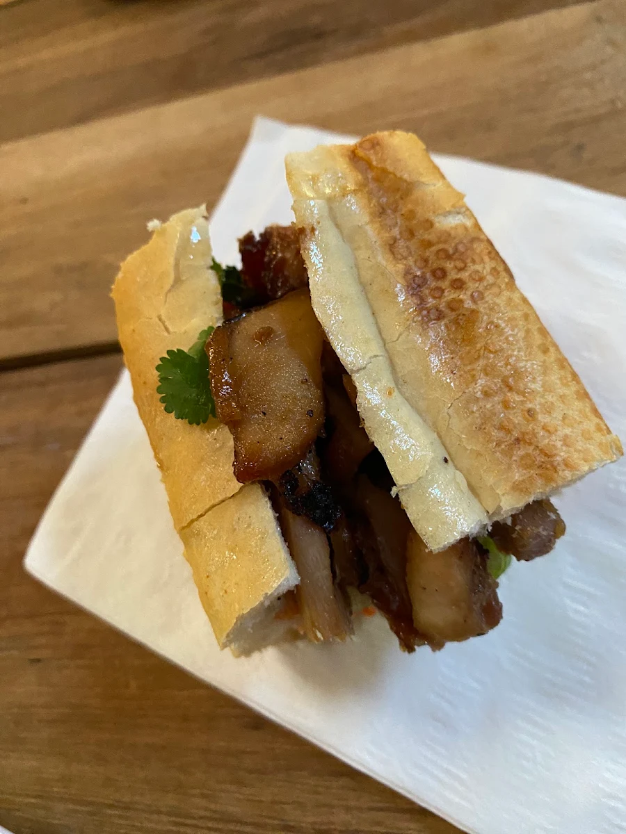 Sticky Chicken Baguette
