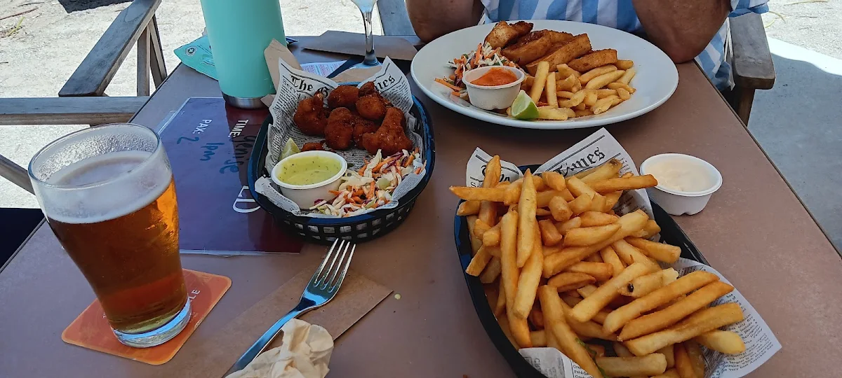 Calamari Rings and Popcorn Califlower