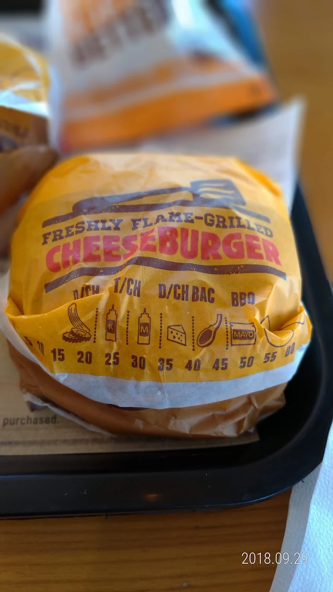 Cheeseburger, Hungry Jack's Burgers Lightsview