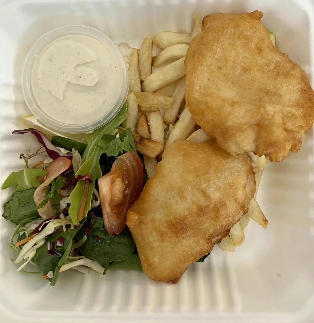 Baitered Fish and Chips