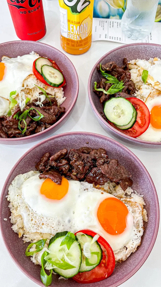 Tapsilog, UBE Delights Cafe and Bakery - Purple Yam Desserts