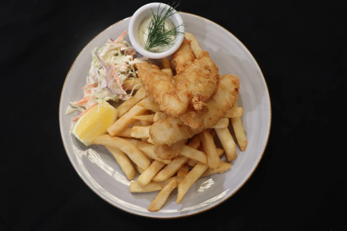 Fish and Chips, Caffe Cherry Beans - Civic