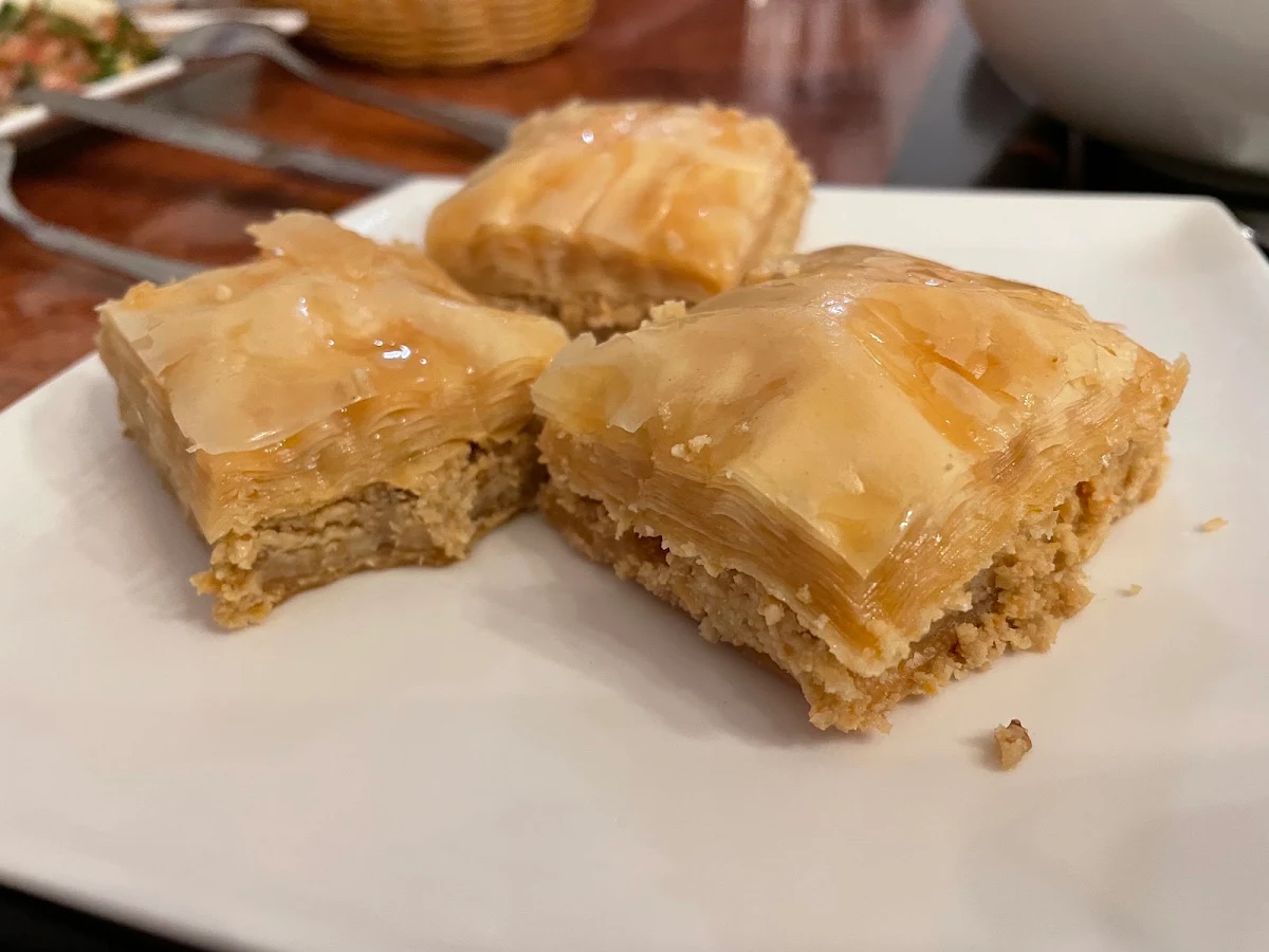 Baklava, Maalouf's Restaurant