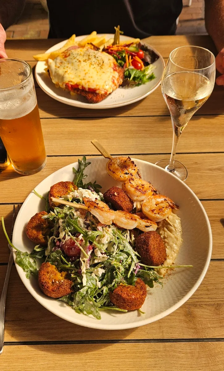 Chicken Parmigiana and Persian Salad