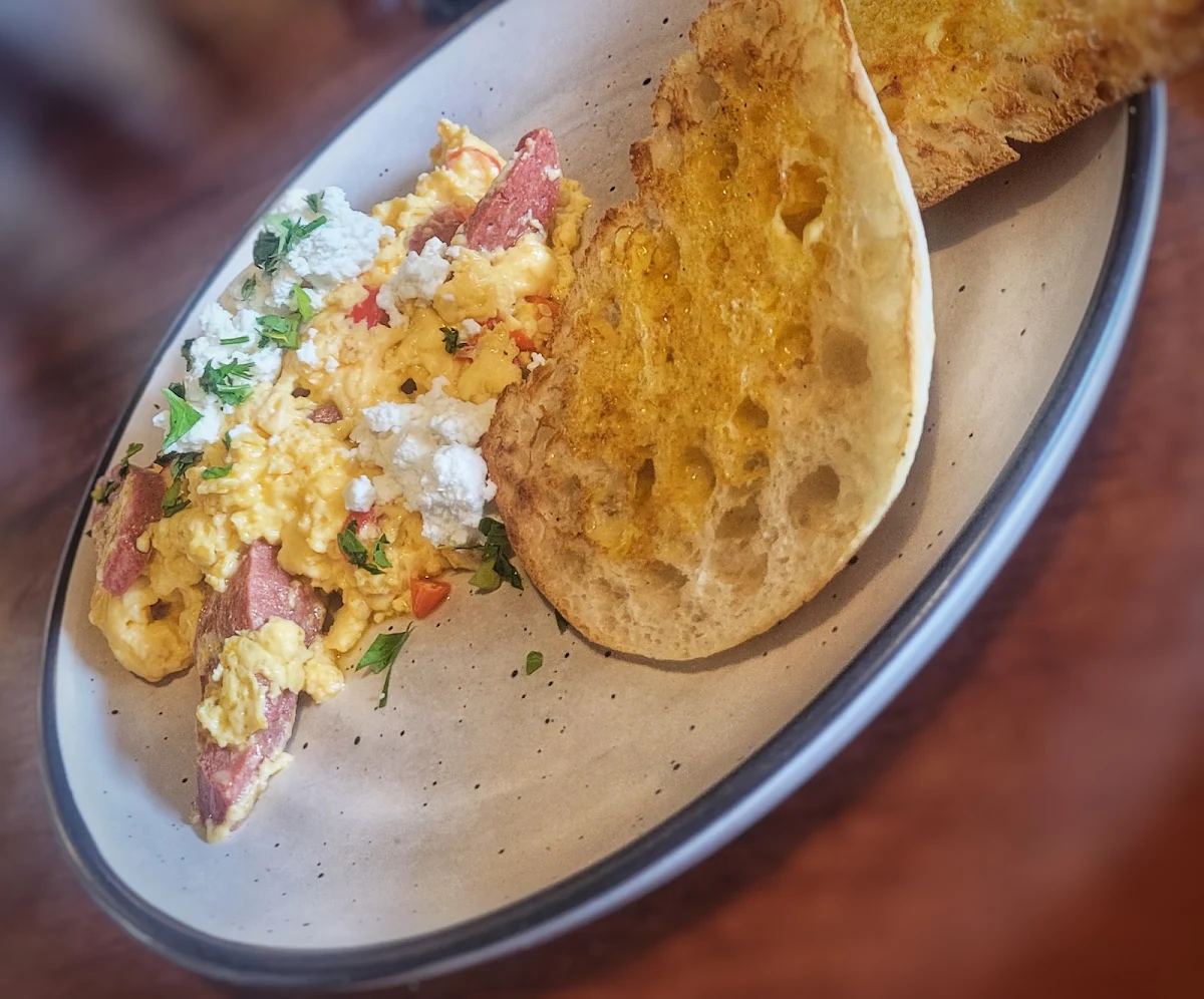 Chilli Eggs, Two Doors Up Cafe & Bar