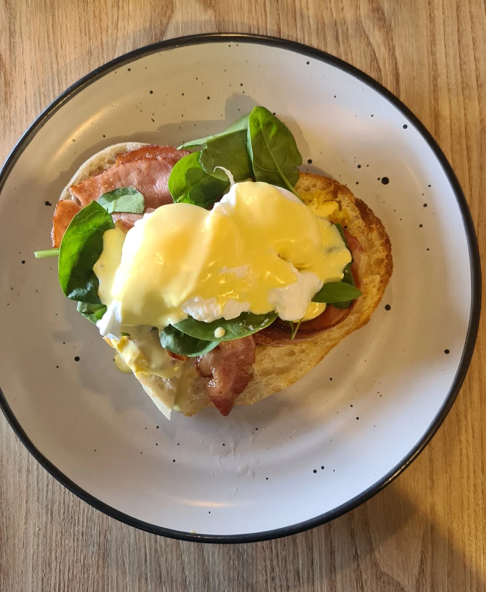 Eggs Benedict, Two Doors Up Cafe & Bar