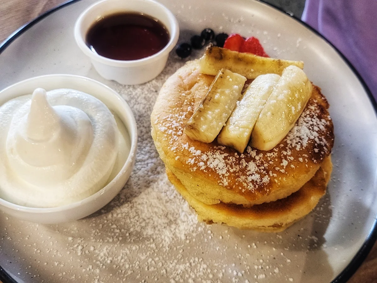 Pancakes, Two Doors Up Cafe & Bar