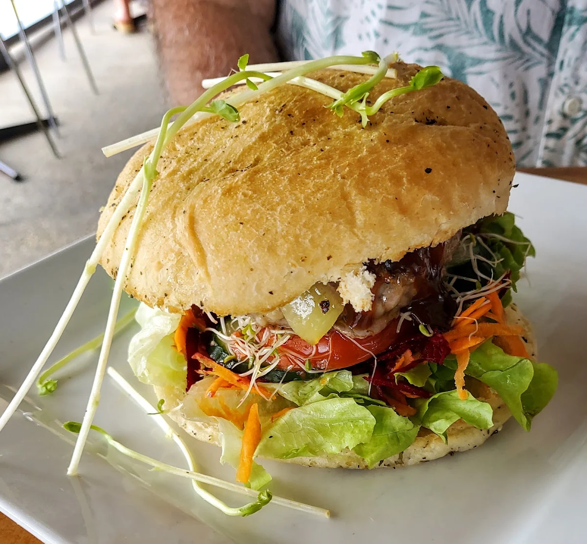 Hamburger, Bookshop Cafe