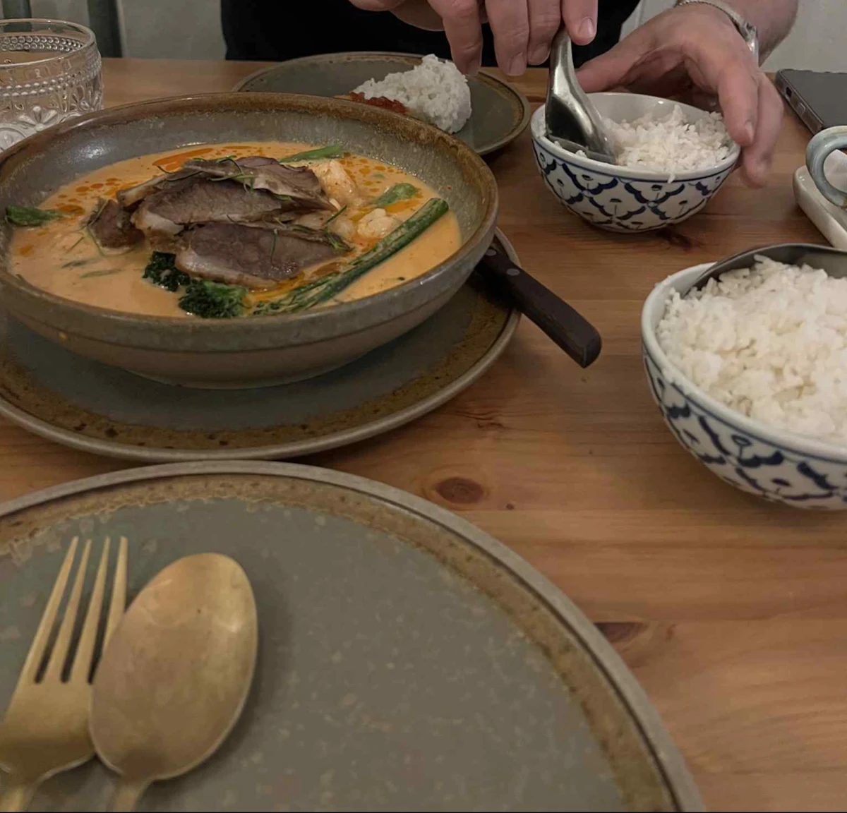Duck Curry, Wild Rice Laos & Thai Cuisine