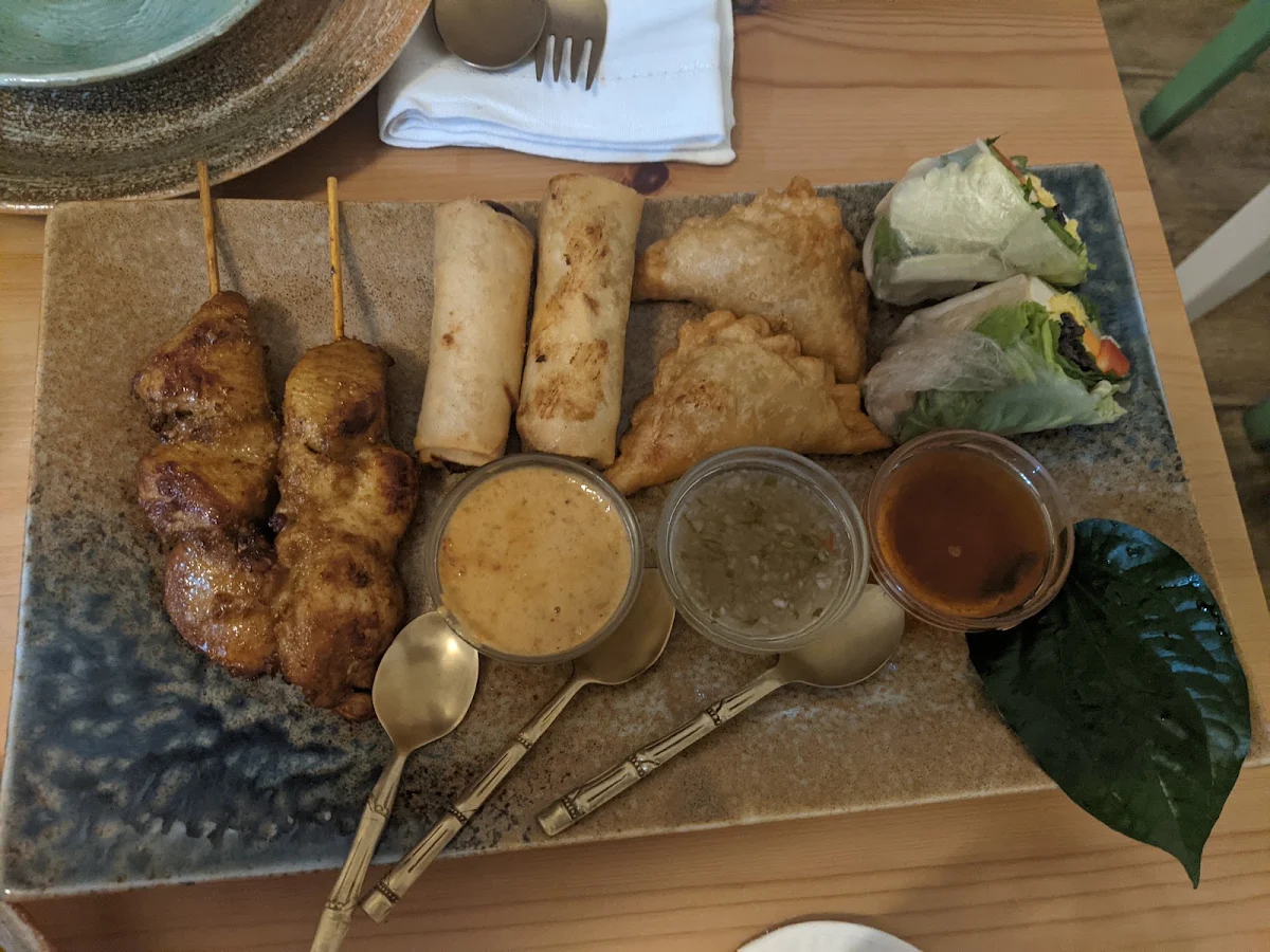 Mixed Entree, Wild Rice Laos & Thai Cuisine