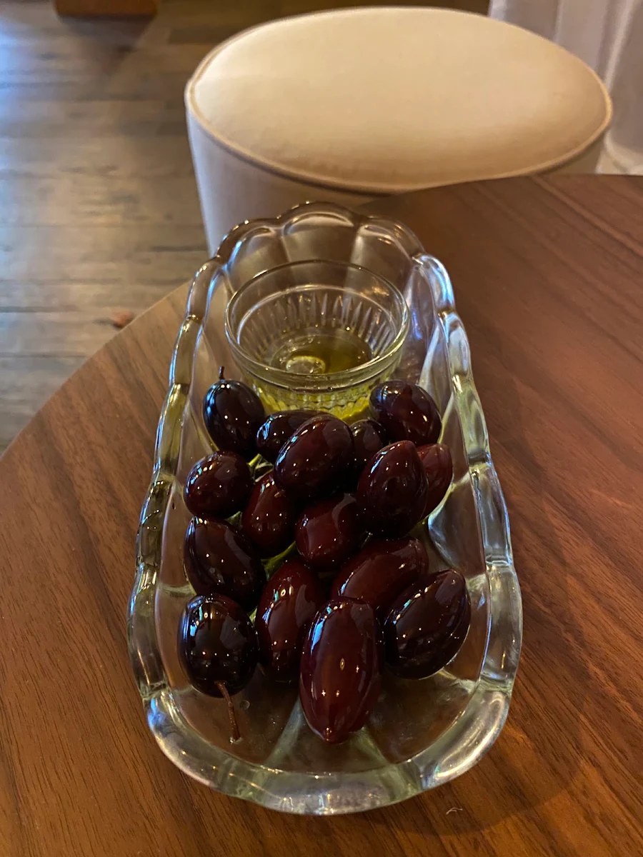 Olives, Gracie's Wine Room