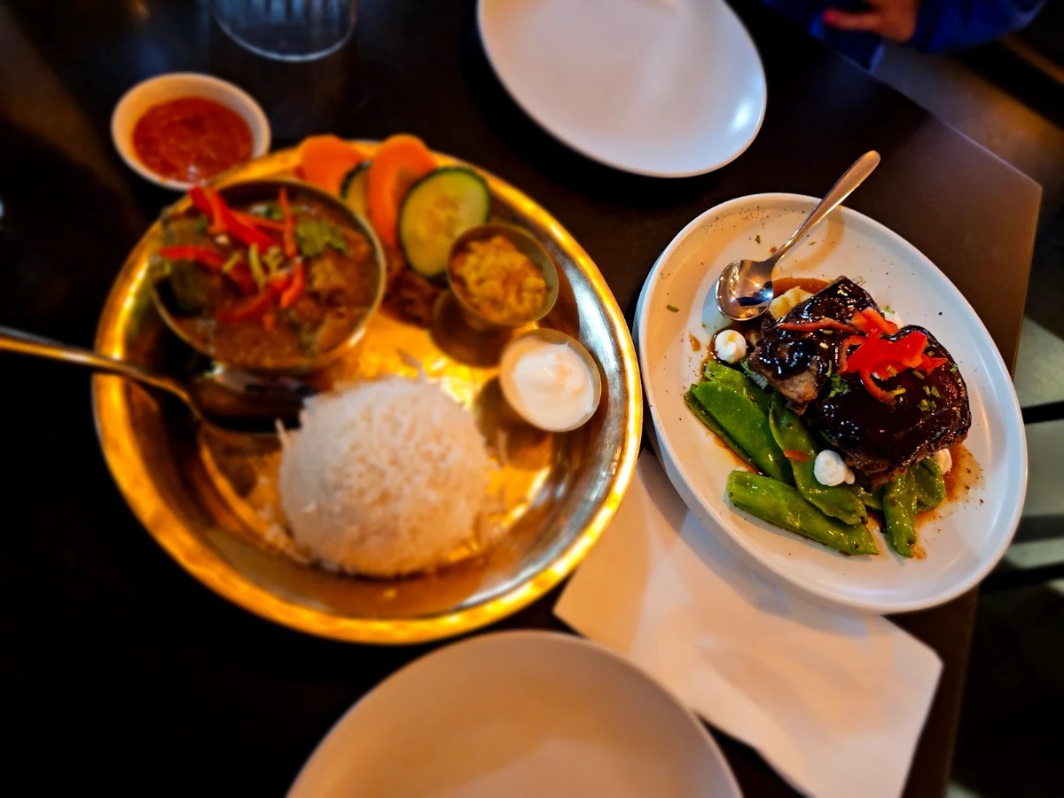Goat Curry and Lamb Ribs