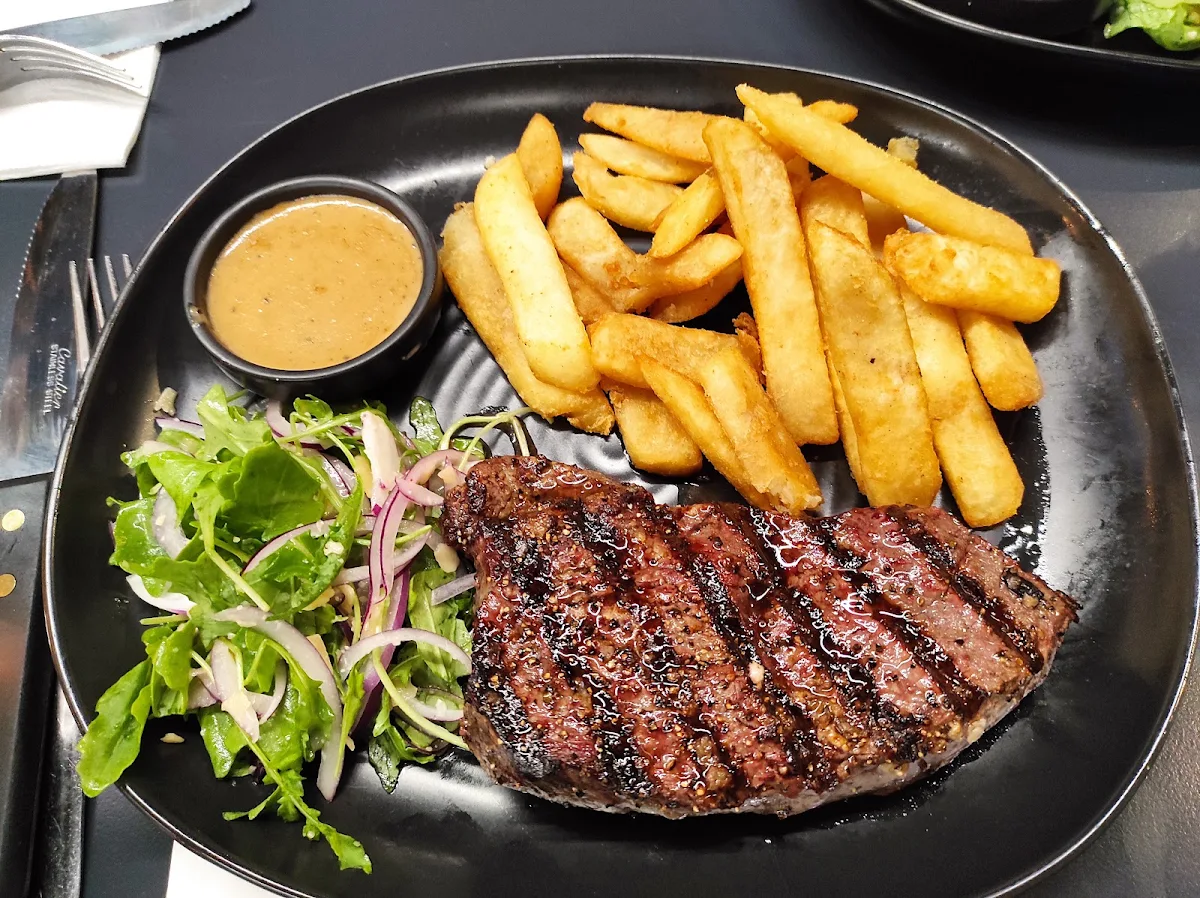 Beer Battered Steak Fries with Tomato Sauce