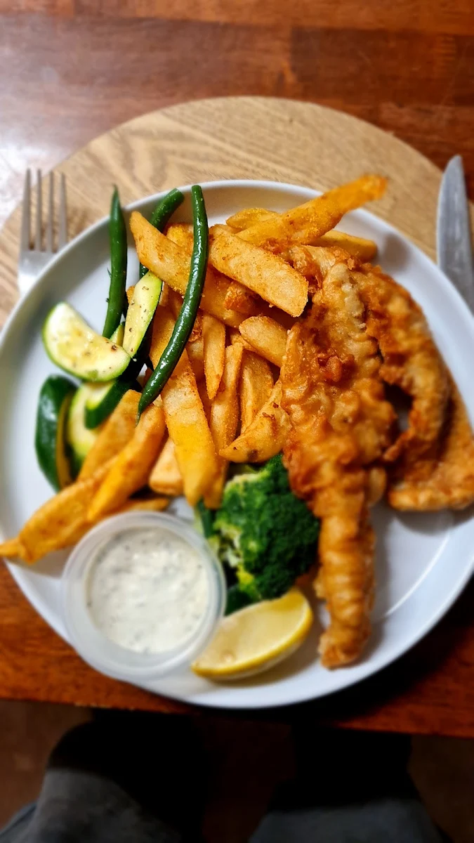 Barramundi and Chips