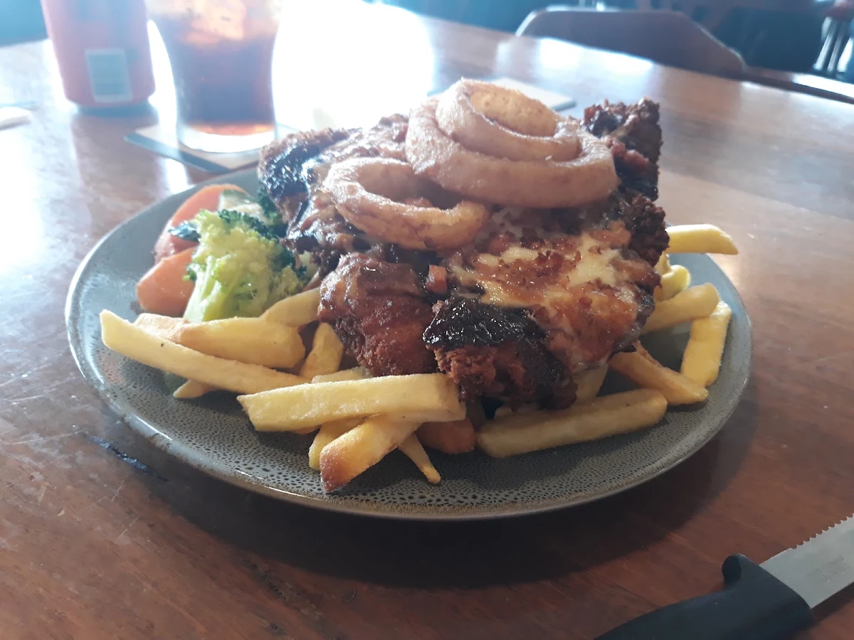 Chicken Schnitzel Bolognese