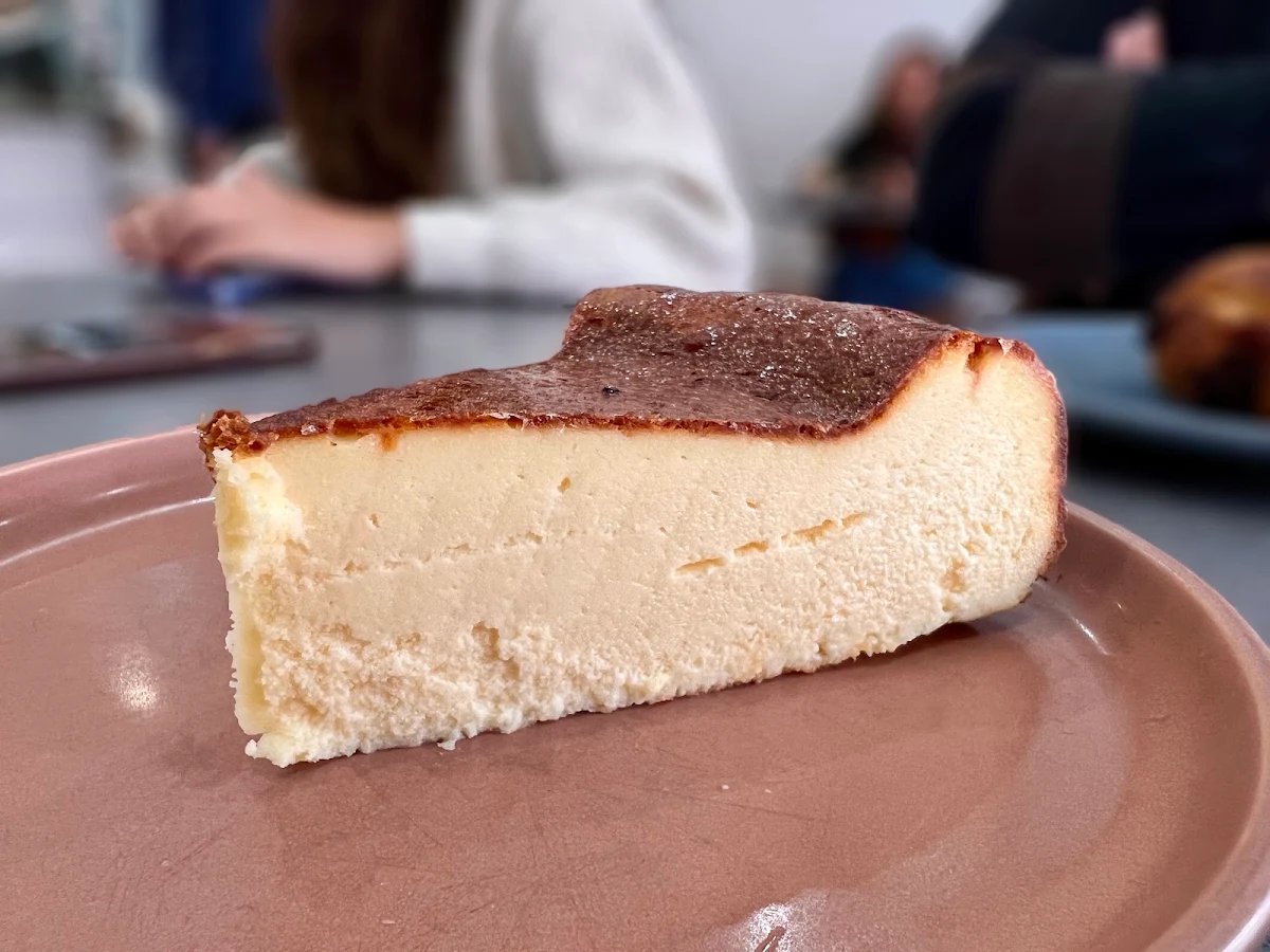 Basque Cheesecake Slice, Strandello Croydon