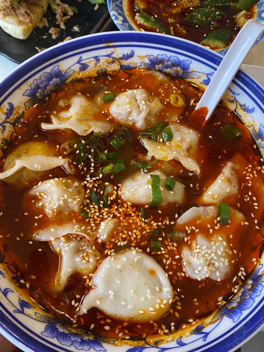 Dumpling in Spicy Sour Soup