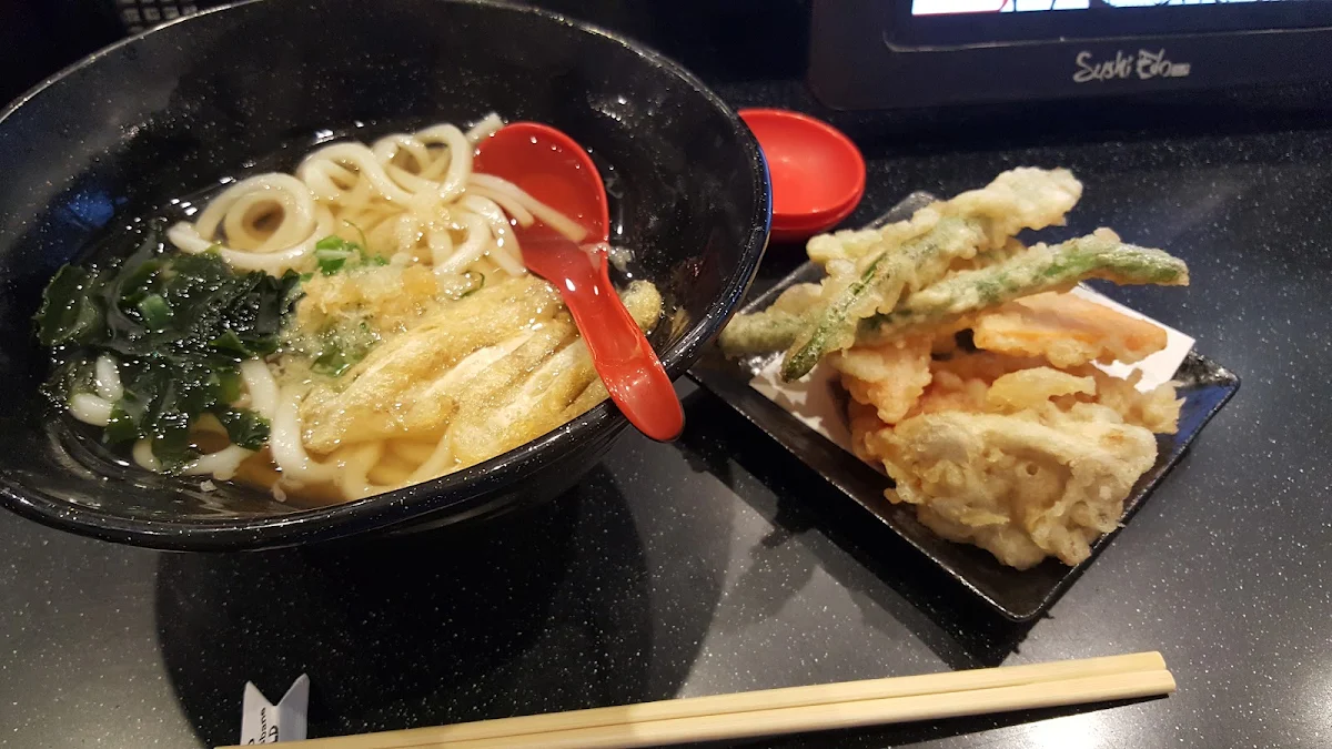 Udon with Vegetable Tempura