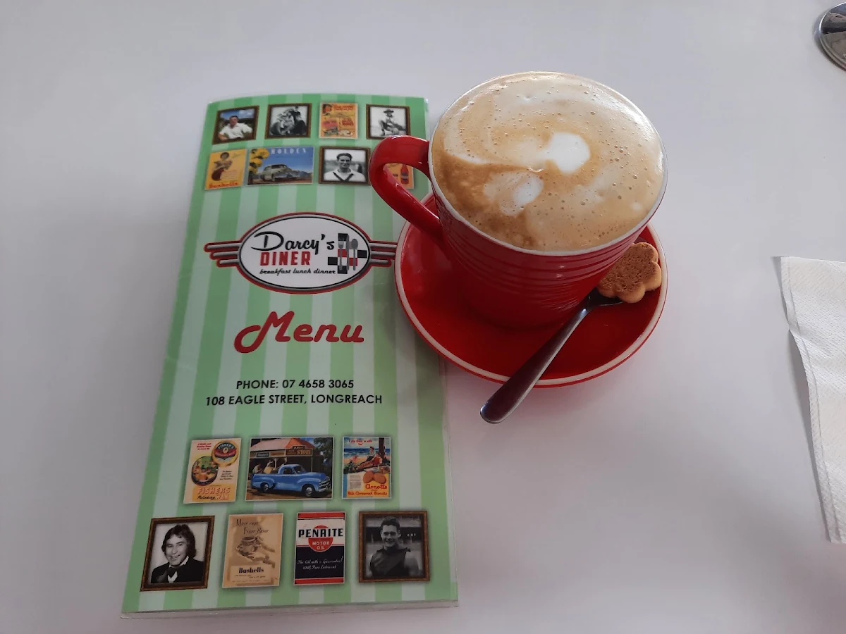 Latte, Darcy's Diner