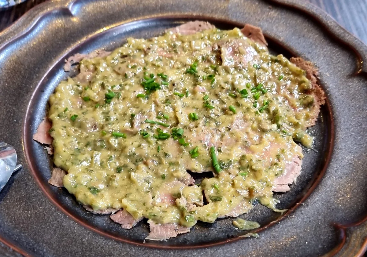 Seared Beef Carpaccio, 400 Gradi Mildura