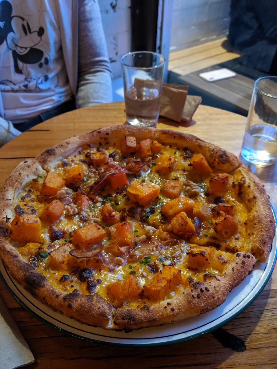 Sweet Potato Pizza with Pancetta