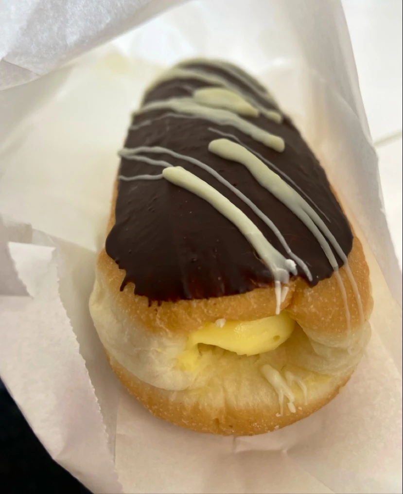 Chocolate Eclair, Imbil Town & Country Bakery
