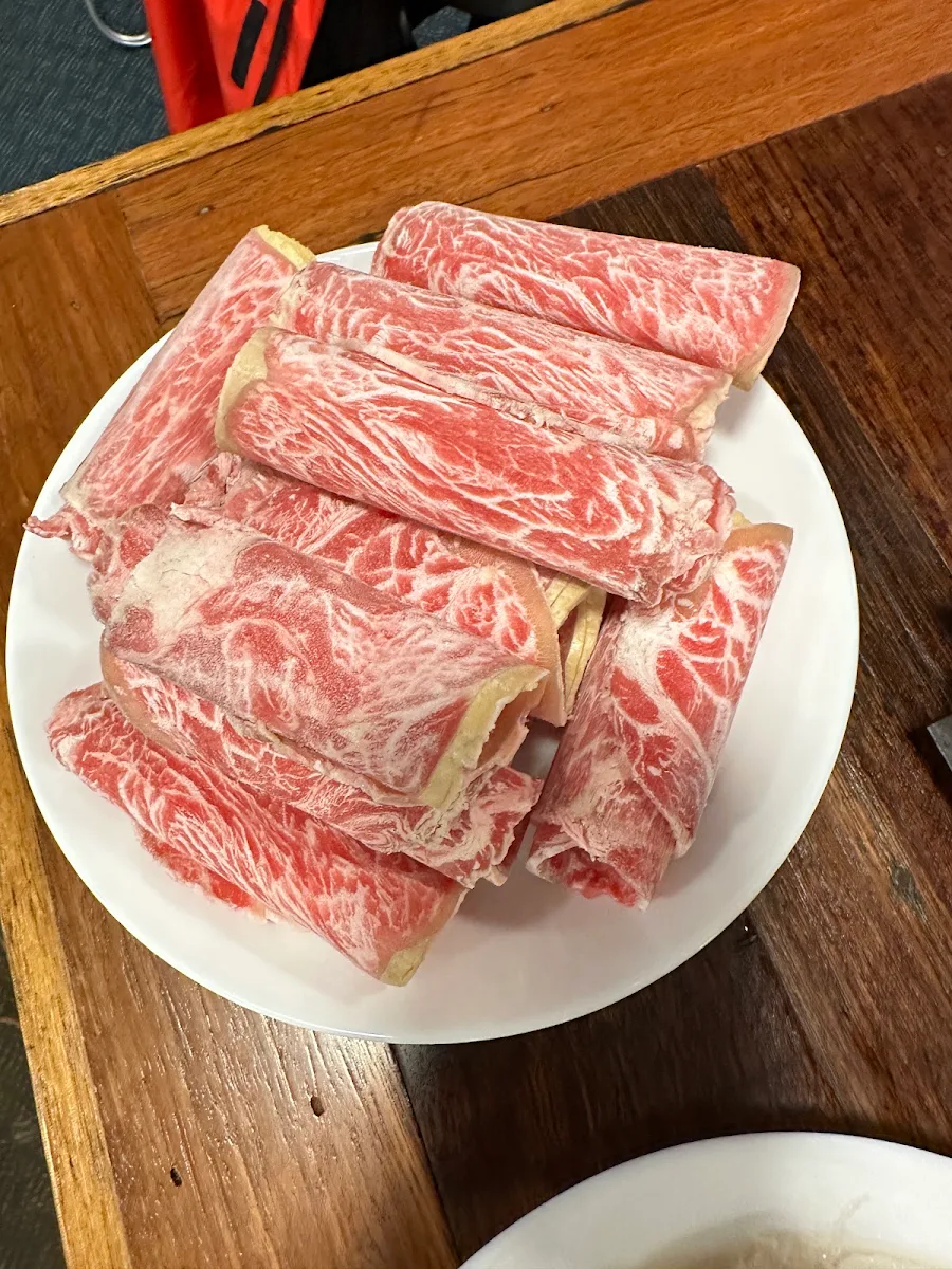 Marbled Beef Slices