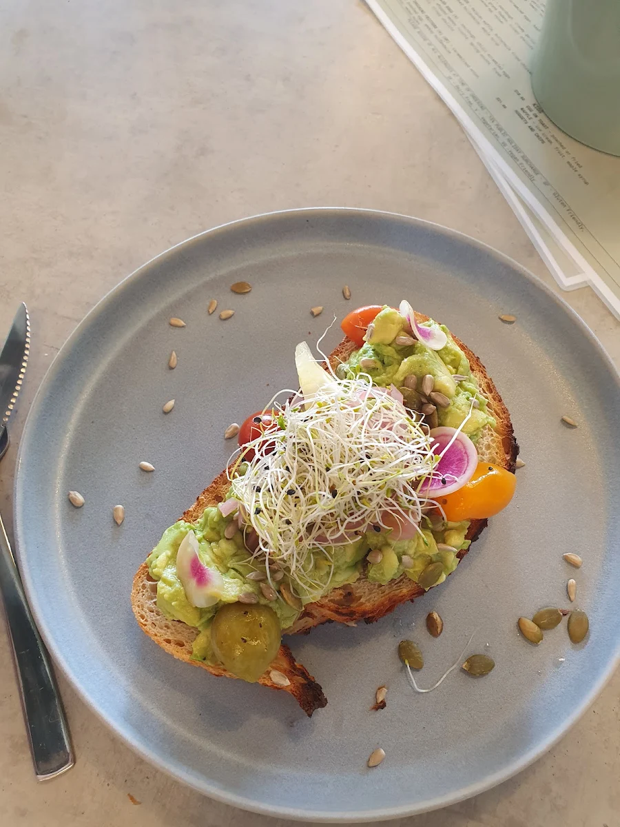 Smashed Avocado, Harvest Cafe