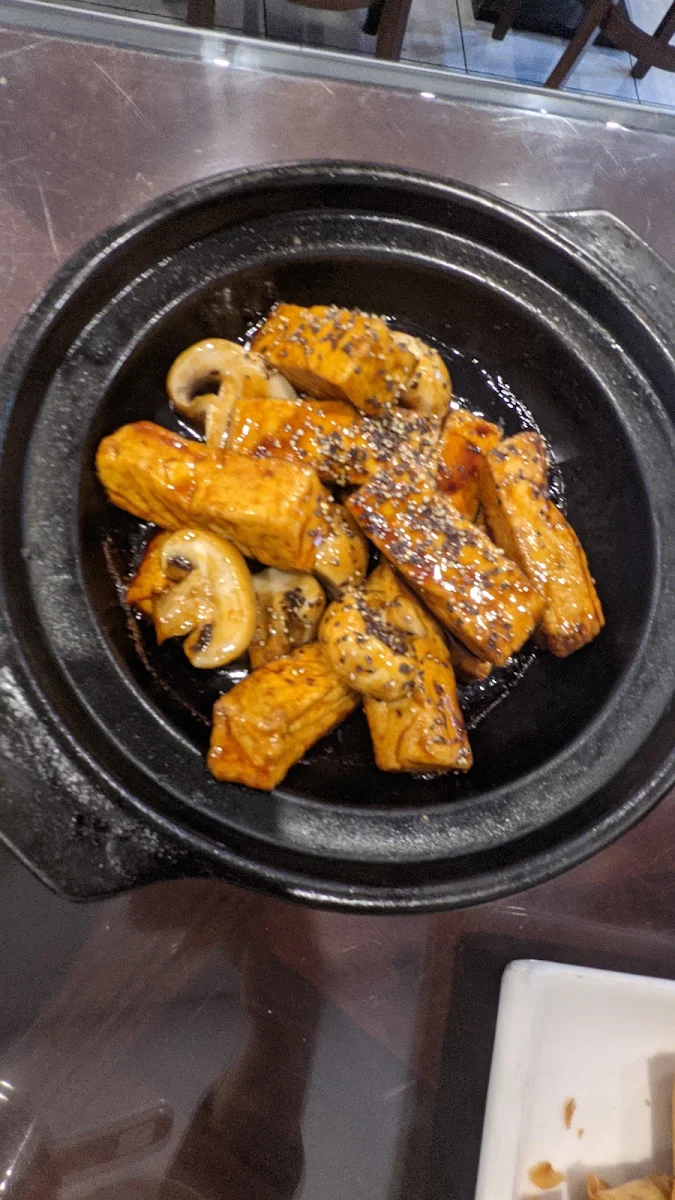 Hot Plate Tofu Mushroom Black Pepper