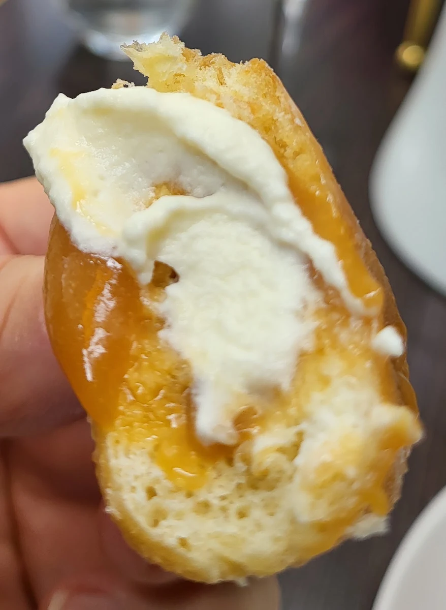 Salted Caramel Donut with Cream