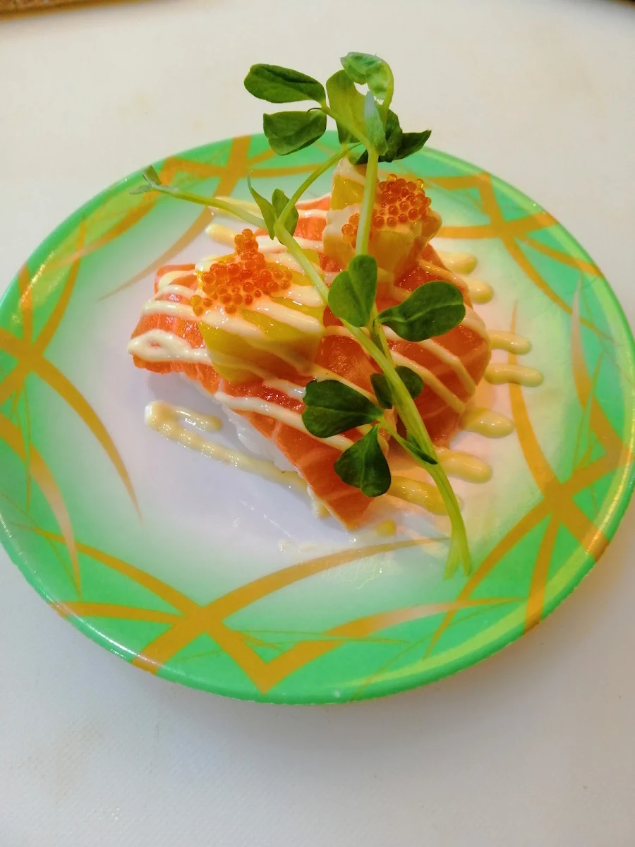 Mango Salmon Nigiri