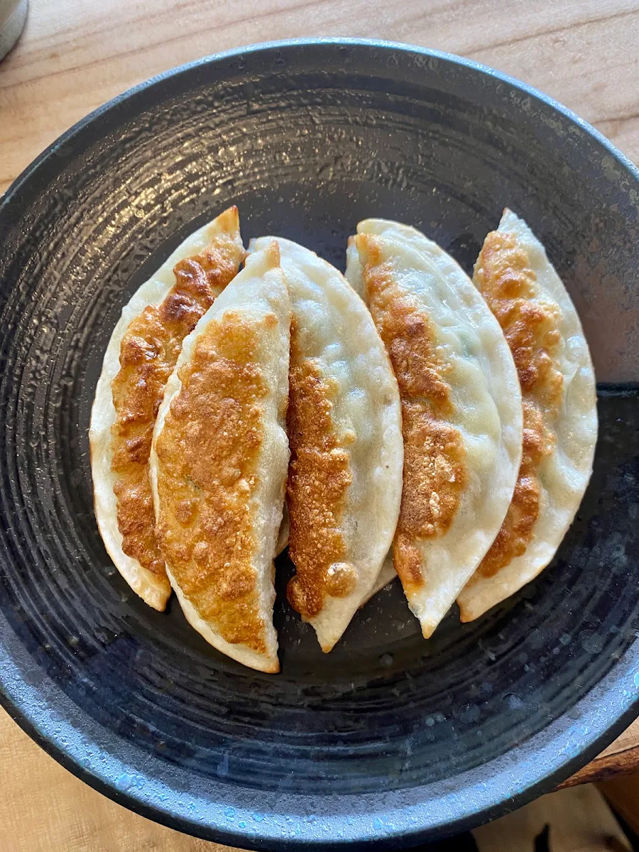 Crispy Lightly Fried Half-Moon Dumplings