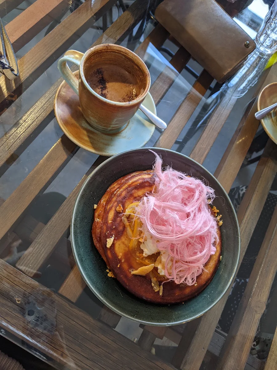 Pancake Combo, BeanStation Cafe