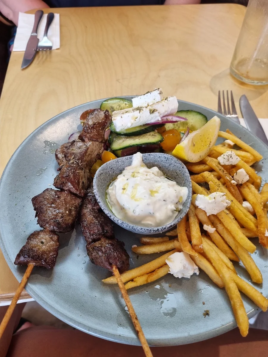 Greek Style Lamb Souvlakia