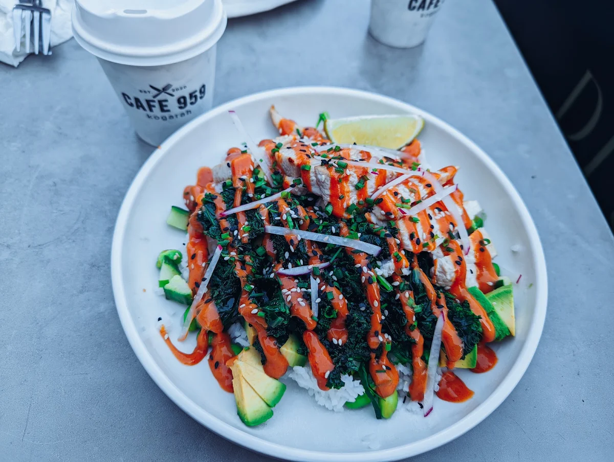 Warm Chicken Poké Bowl