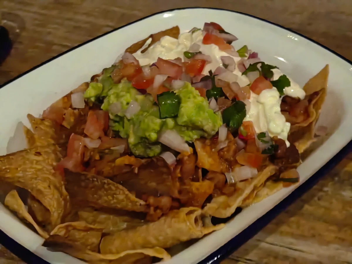 Spicy Bean Nachos