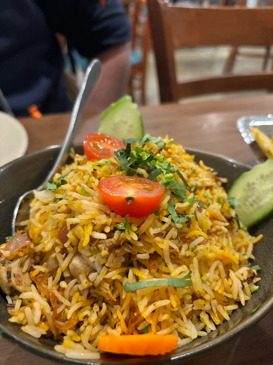 Vegetable Biryani V, Kohlis Indian Restaurant Nowra