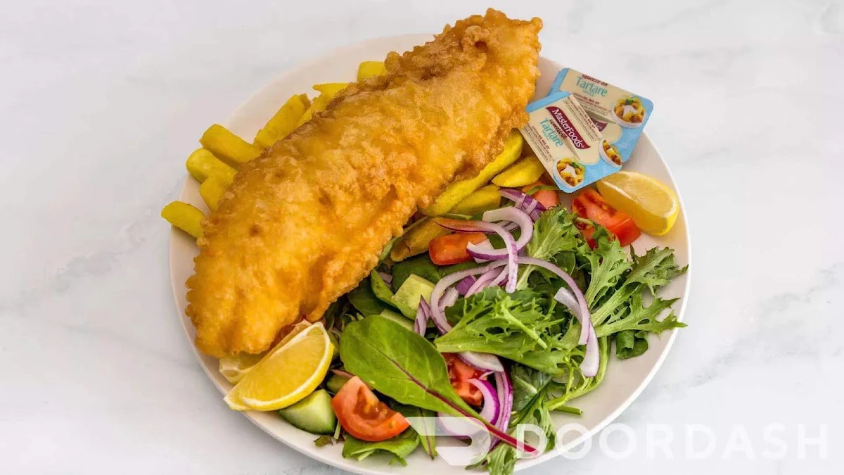 Flake & Chips & Salad, Mooroolbark Fish & Chips