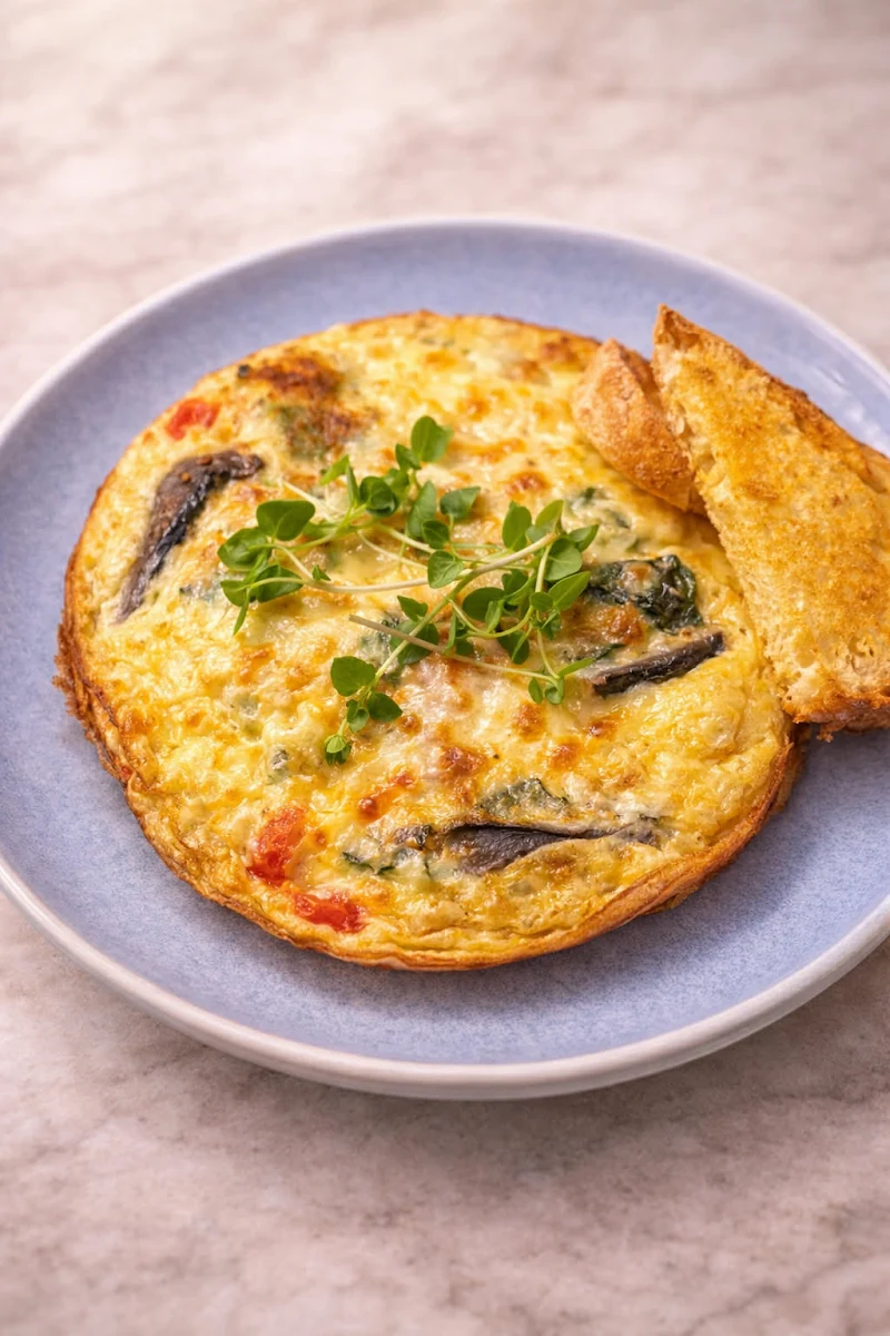 Omelette, Melody’s licensed cafe