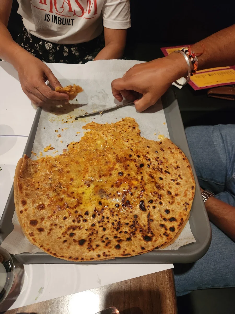 Punjabi Aloo Paratha with Curd
