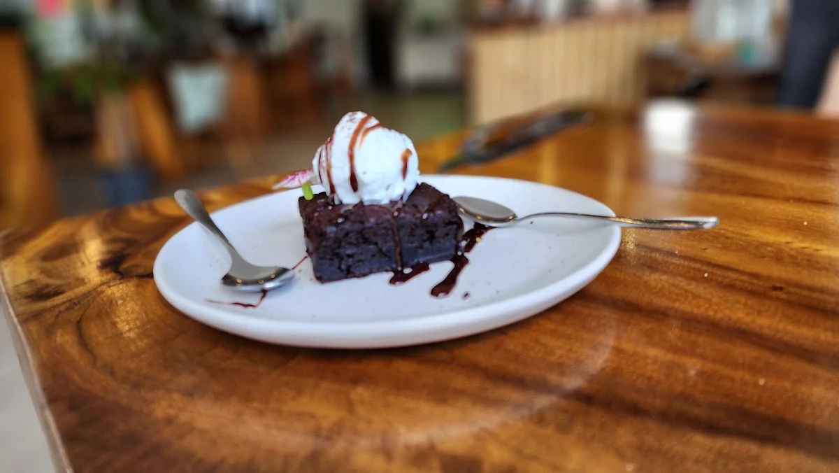 Brownie with Nice Cream