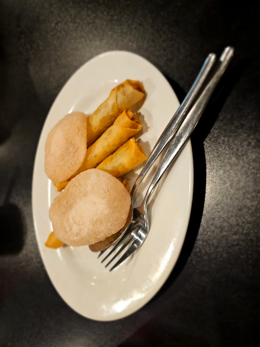 Spring Rolls, Billy's Pine and Bamboo Restaurant